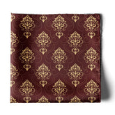 CAPUT MORTUUM DARK SILK POCKET SQUARE